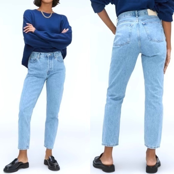 New Everlane The Curvy 90s Cheeky Straight Jeans Size 30 Regular - Picture 1 of 10